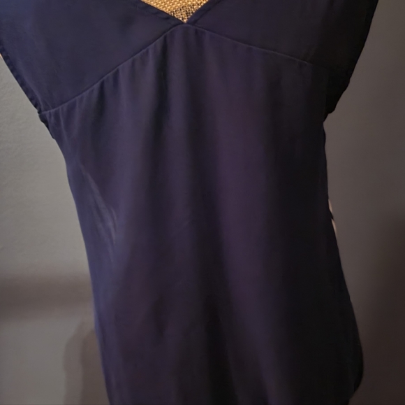 Outback Red size Small Sleeveless Blouse colors Blue and White - Picture 6 of 9